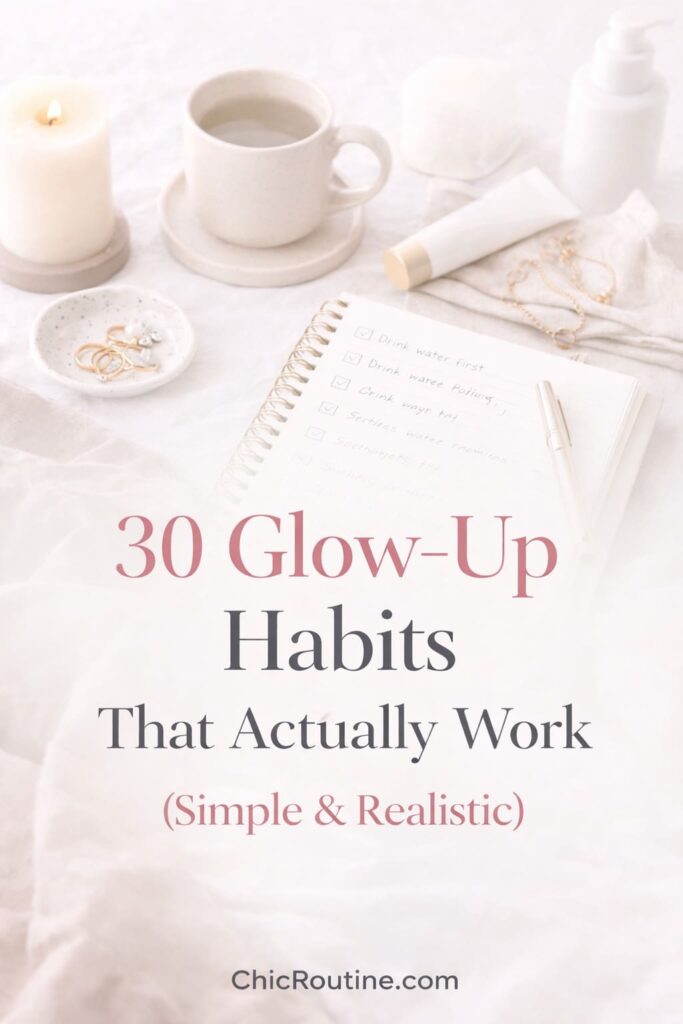 30 glow-up habits that actually work