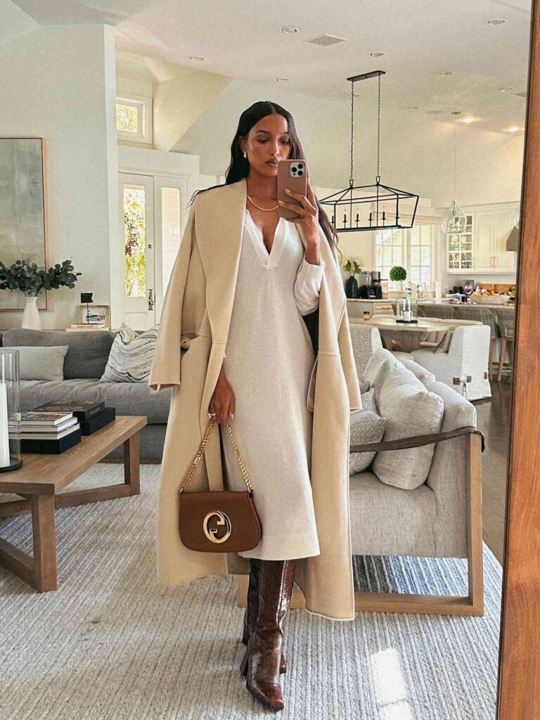 21 chic outfit ideas - long coat